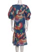 Farm Rio Printed Knee-Length Dress