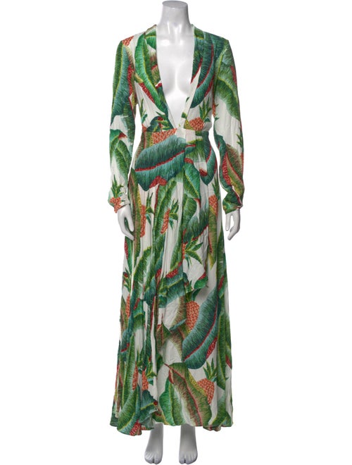 Farm Rio Printed Long Dress