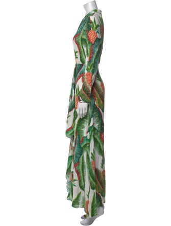 Farm Rio Printed Long Dress