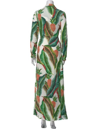 Farm Rio Printed Long Dress