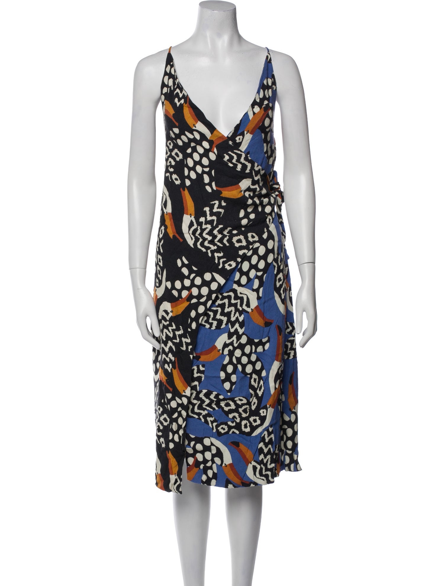 Farm Rio Printed Tassel Accents Robe