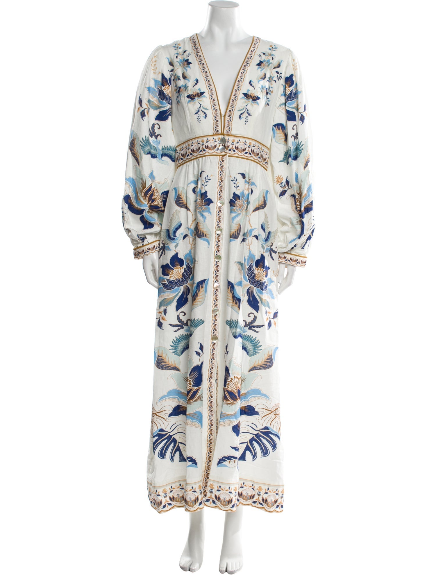 Farm Rio Printed Long Dress