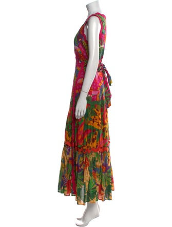 Farm Rio Printed Long Dress