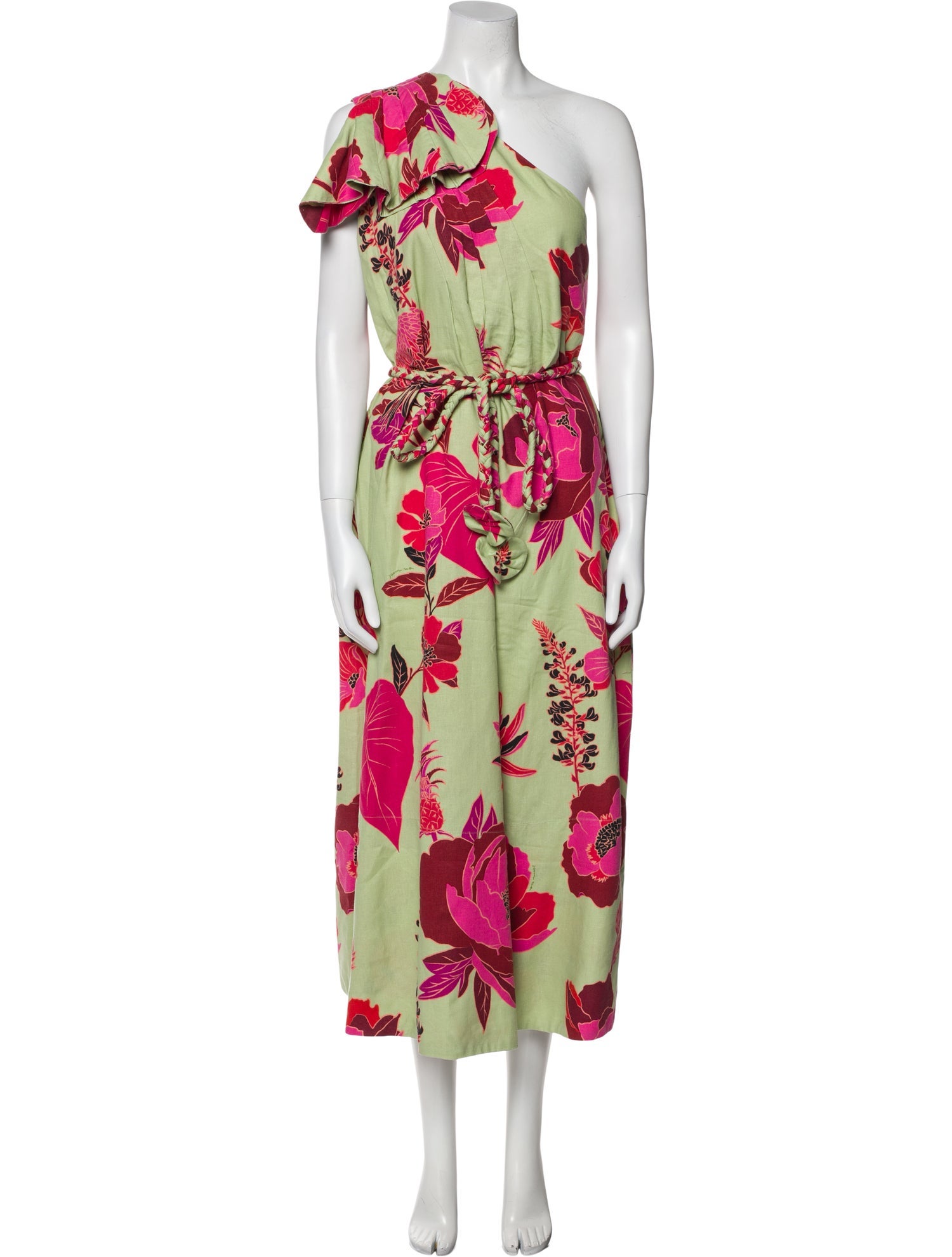 Farm Rio Floral Print Long Dress