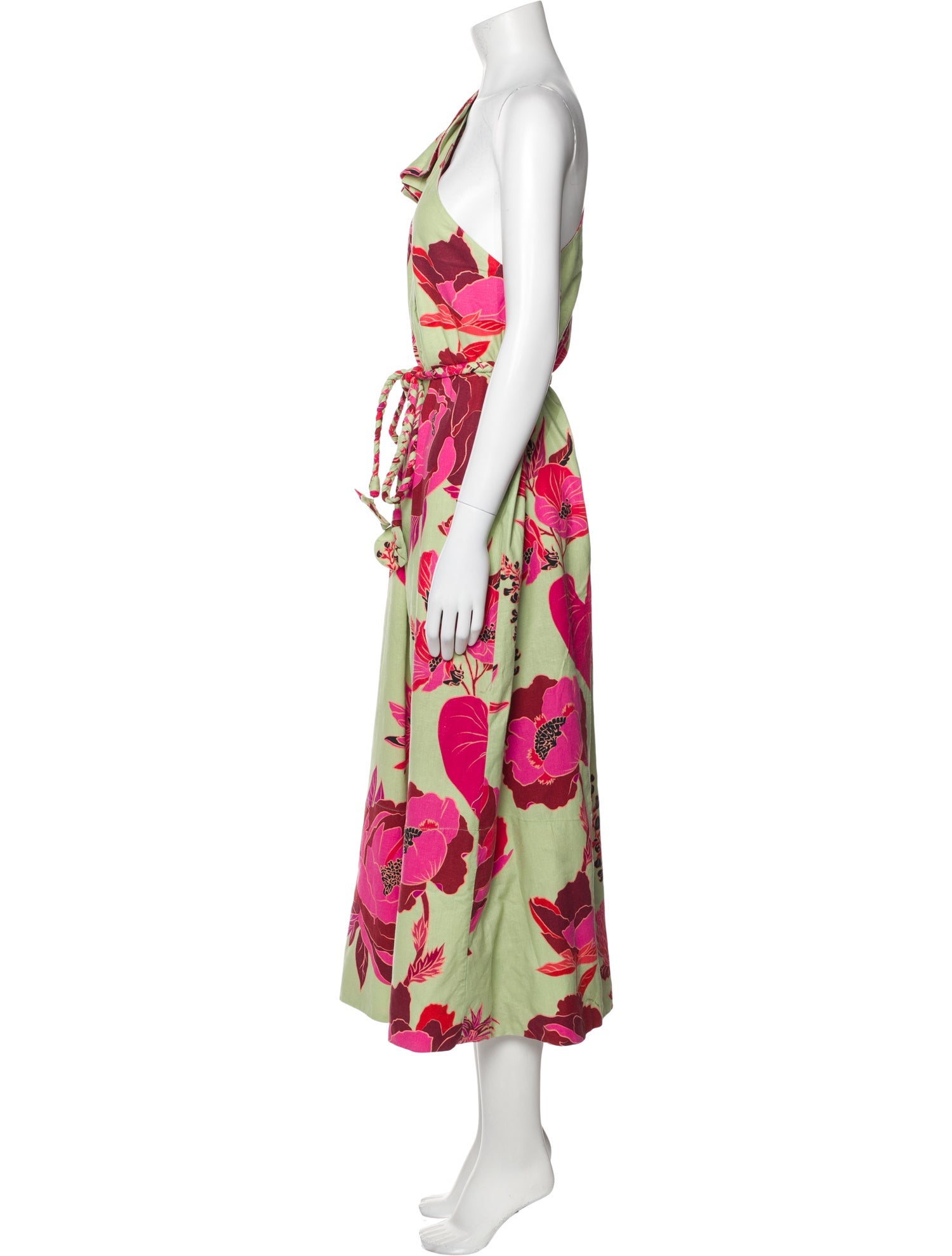 Farm Rio Floral Print Long Dress
