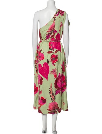 Farm Rio Floral Print Long Dress