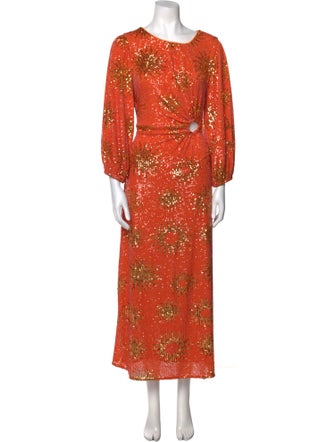 Farm Rio Printed Long Dress