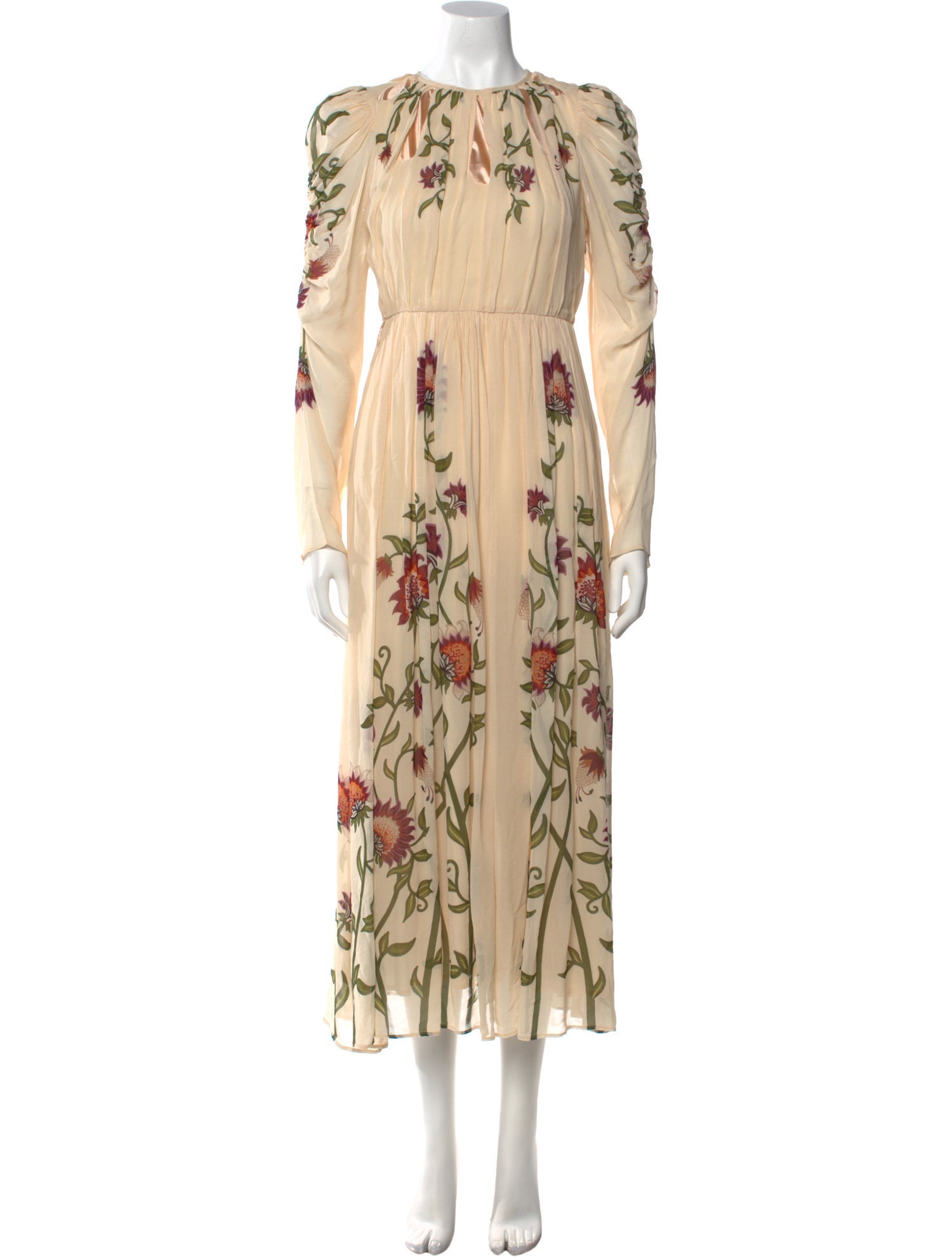 Farm Rio Floral Print Long Dress