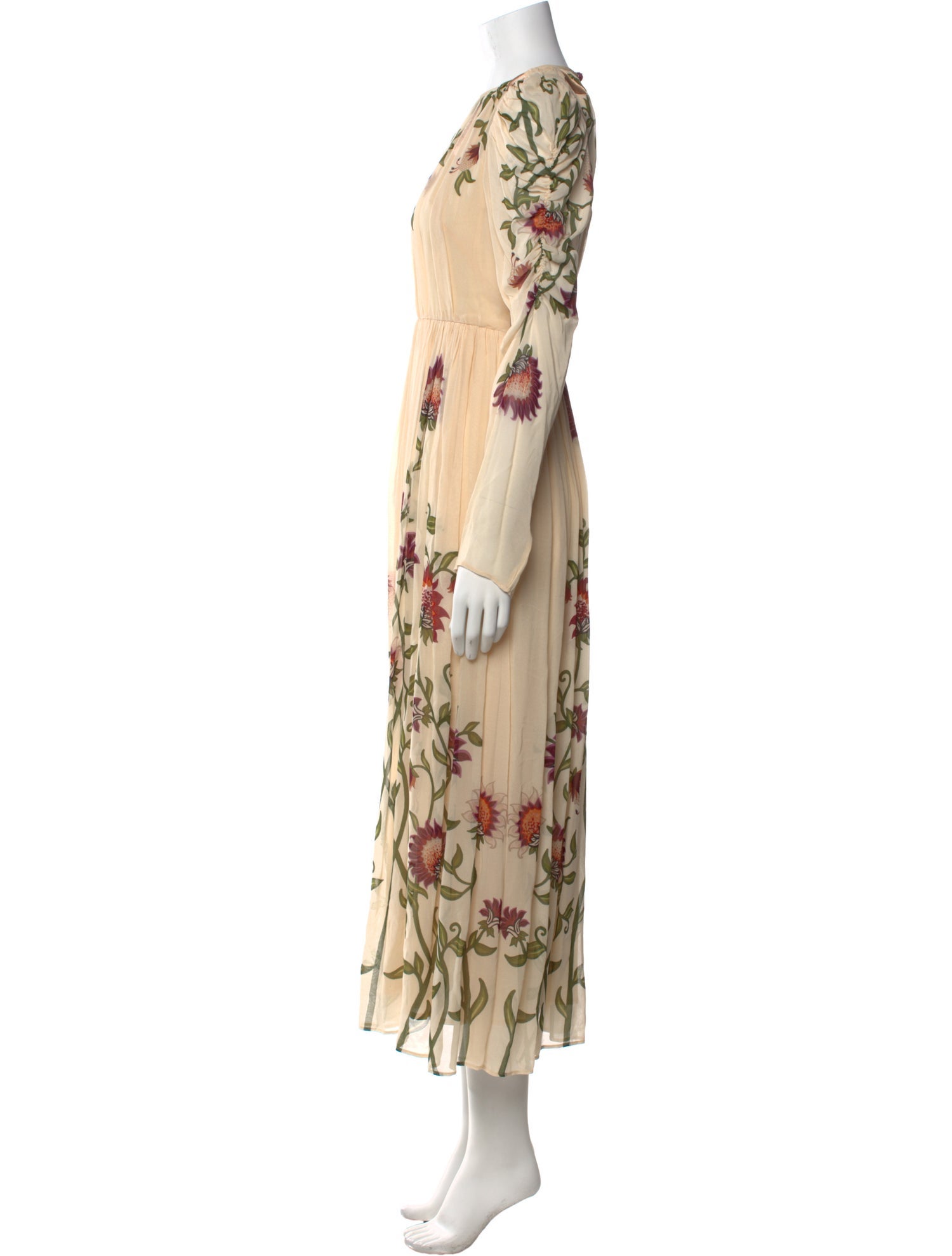 Farm Rio Floral Print Long Dress