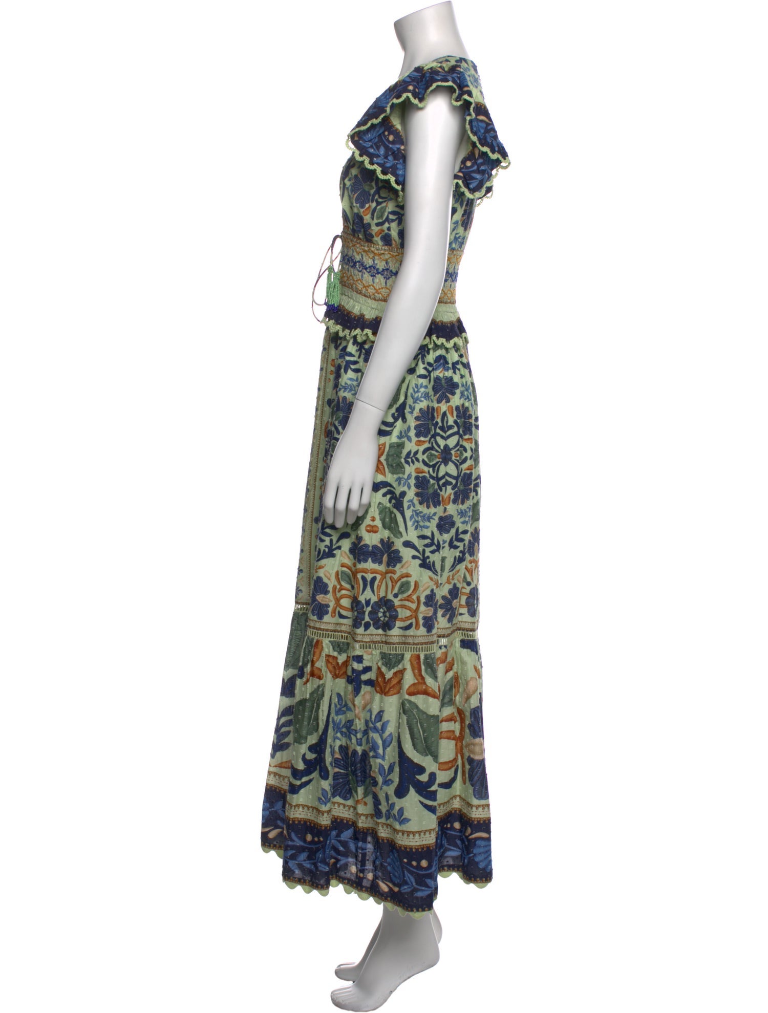 Farm Rio Printed Long Dress