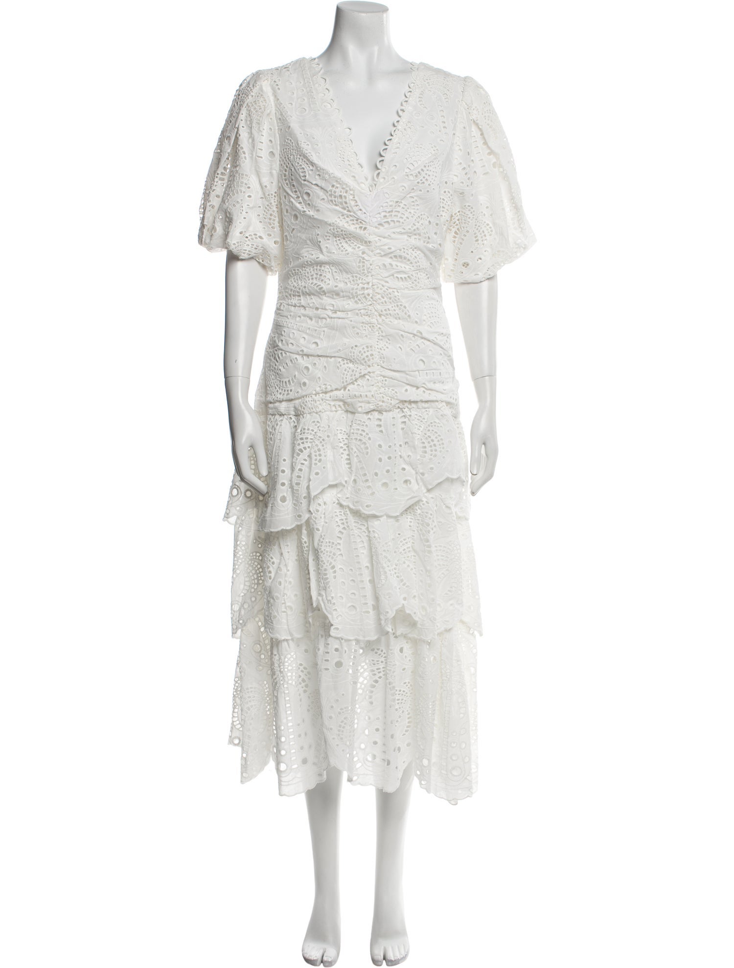 Farm Rio V-Neck Long Dress