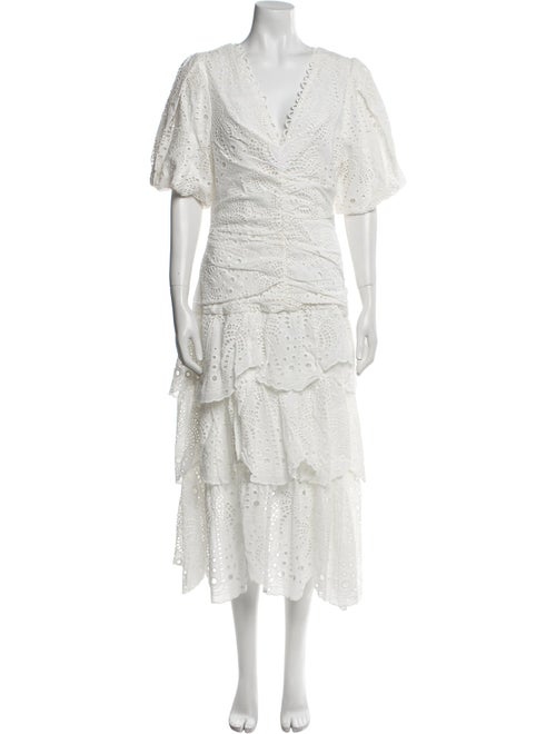 Farm Rio V-Neck Long Dress