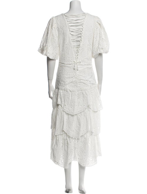 Farm Rio V-Neck Long Dress