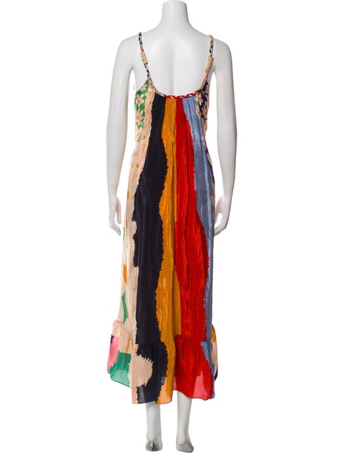 Farm Rio Striped Long Dress