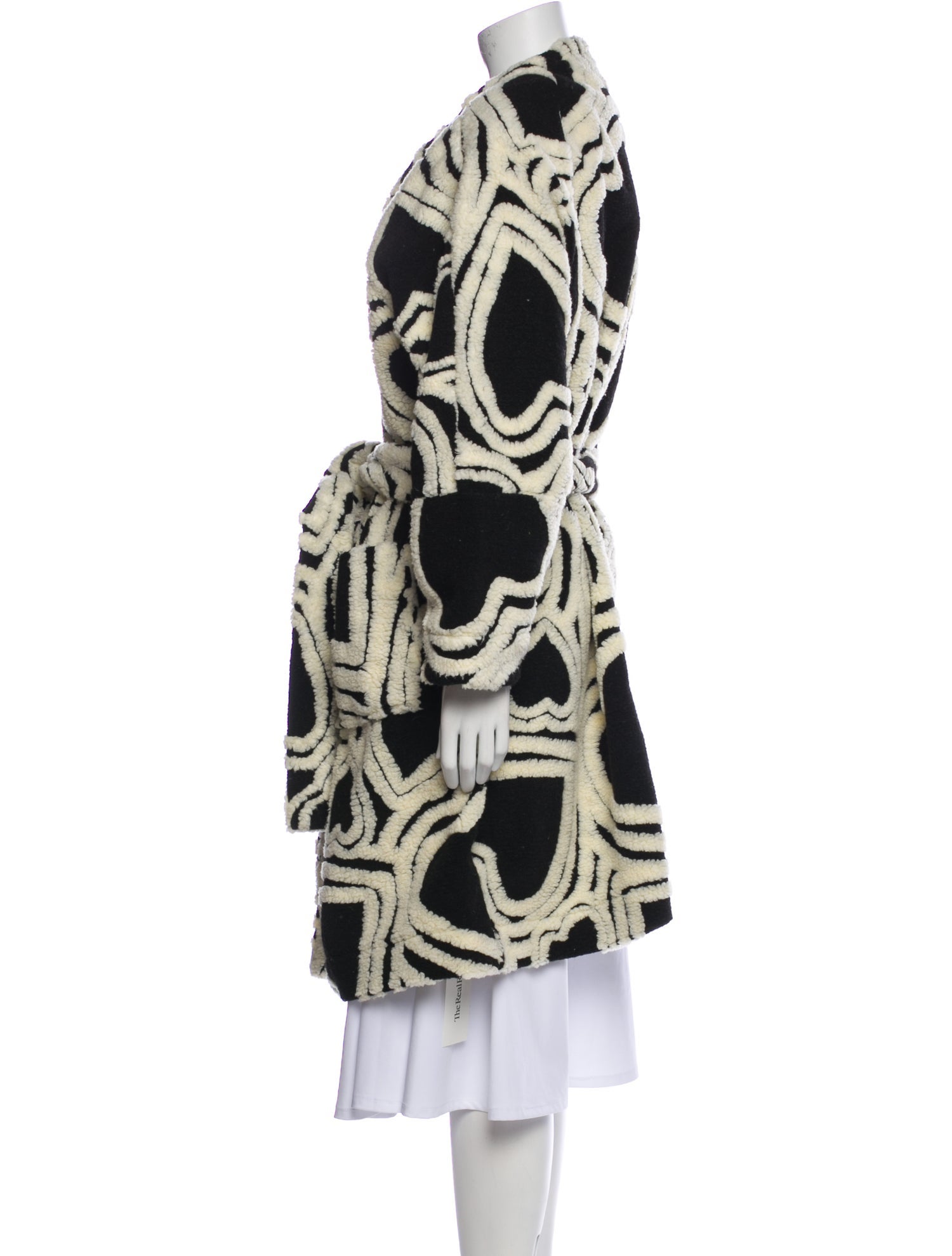 Farm Rio Animal Print Faux Fur Coat w/ Tags