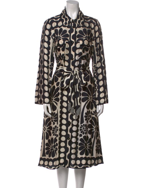 Farm Rio Polka Dot Print Midi Length Dress