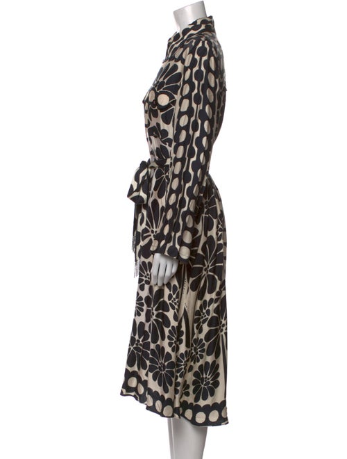 Farm Rio Polka Dot Print Midi Length Dress