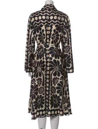 Farm Rio Polka Dot Print Midi Length Dress