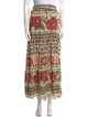 Farm Rio Floral Print Midi Length Skirt