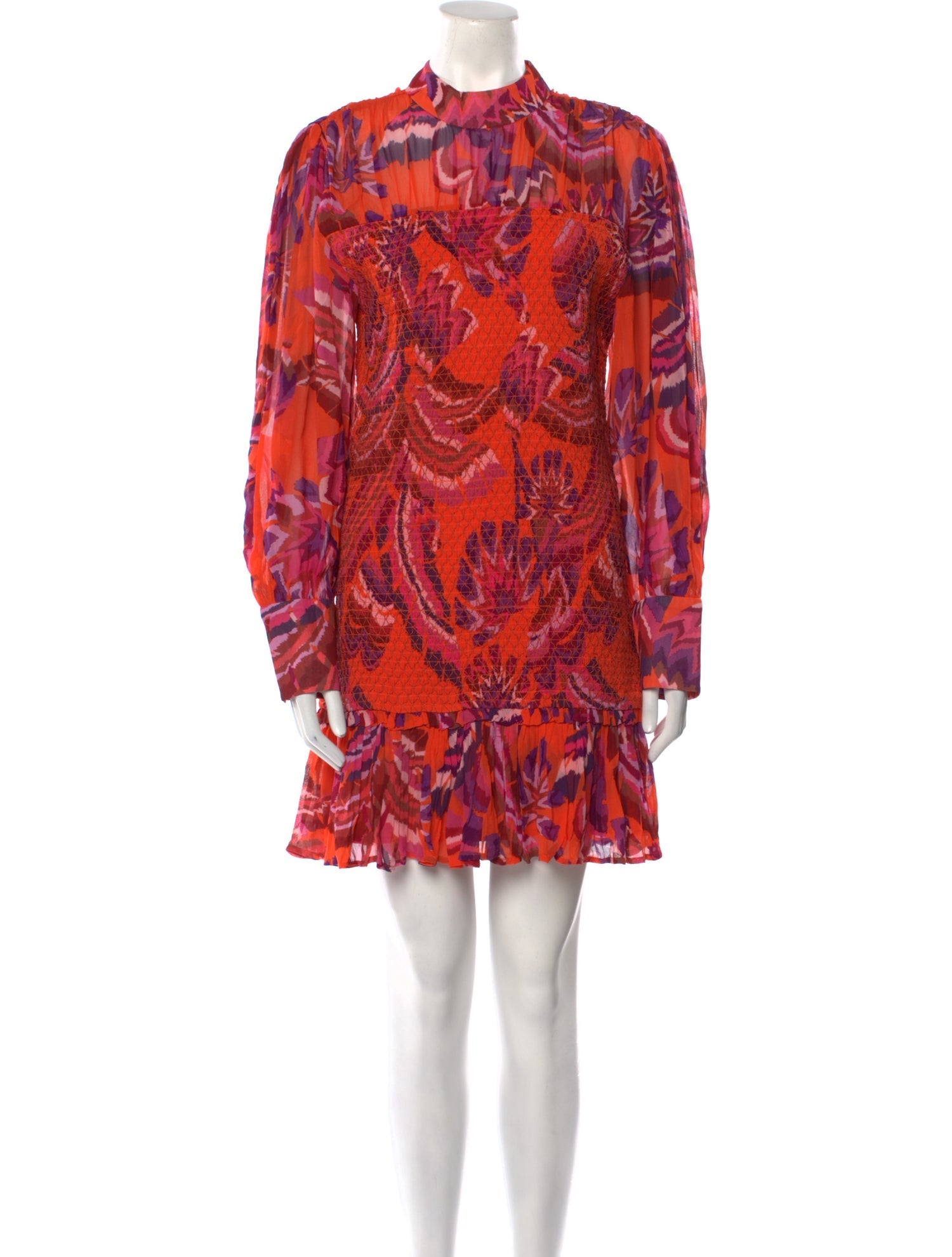 Farm Rio Printed Mini Dress