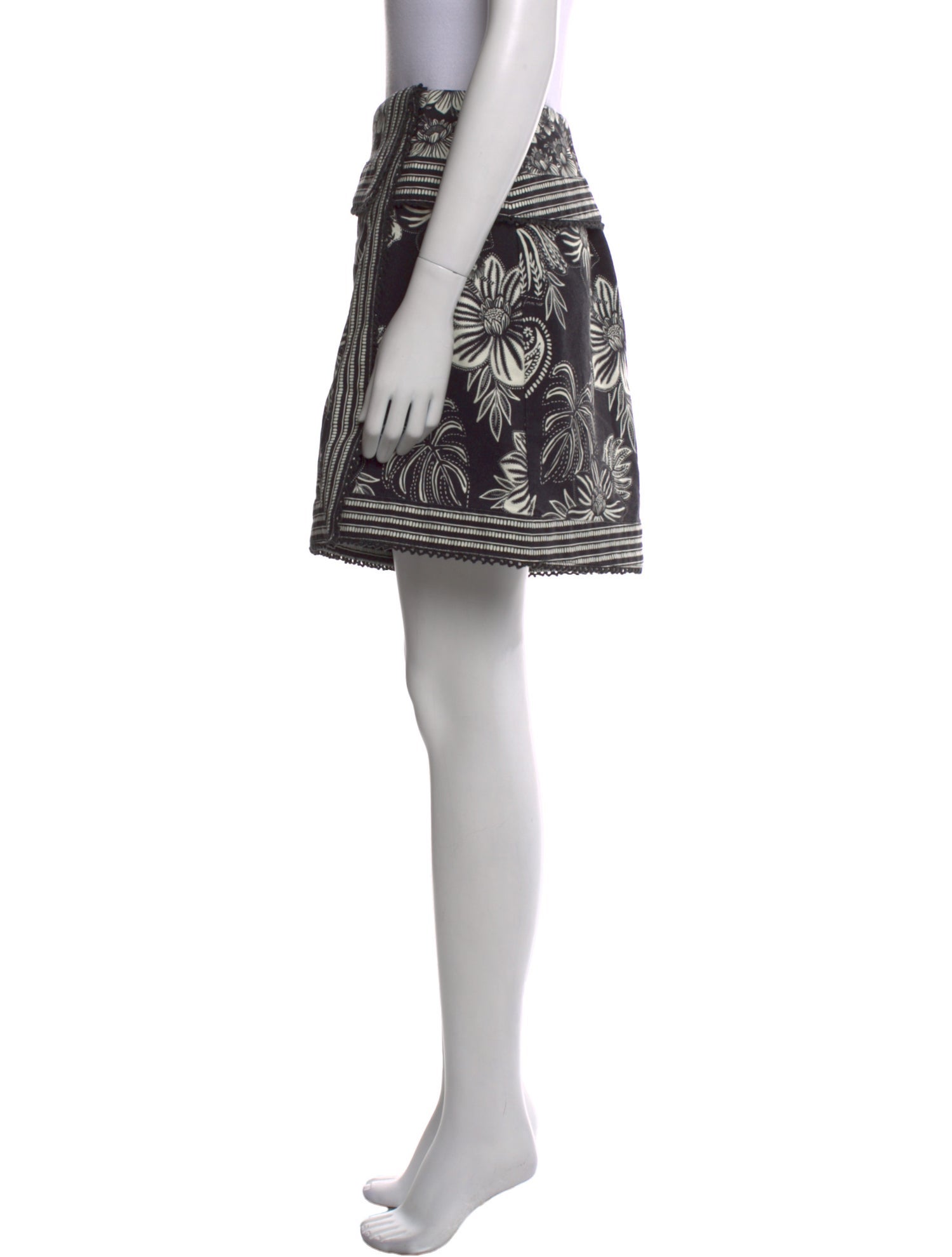 Farm Rio Printed Mini Skirt