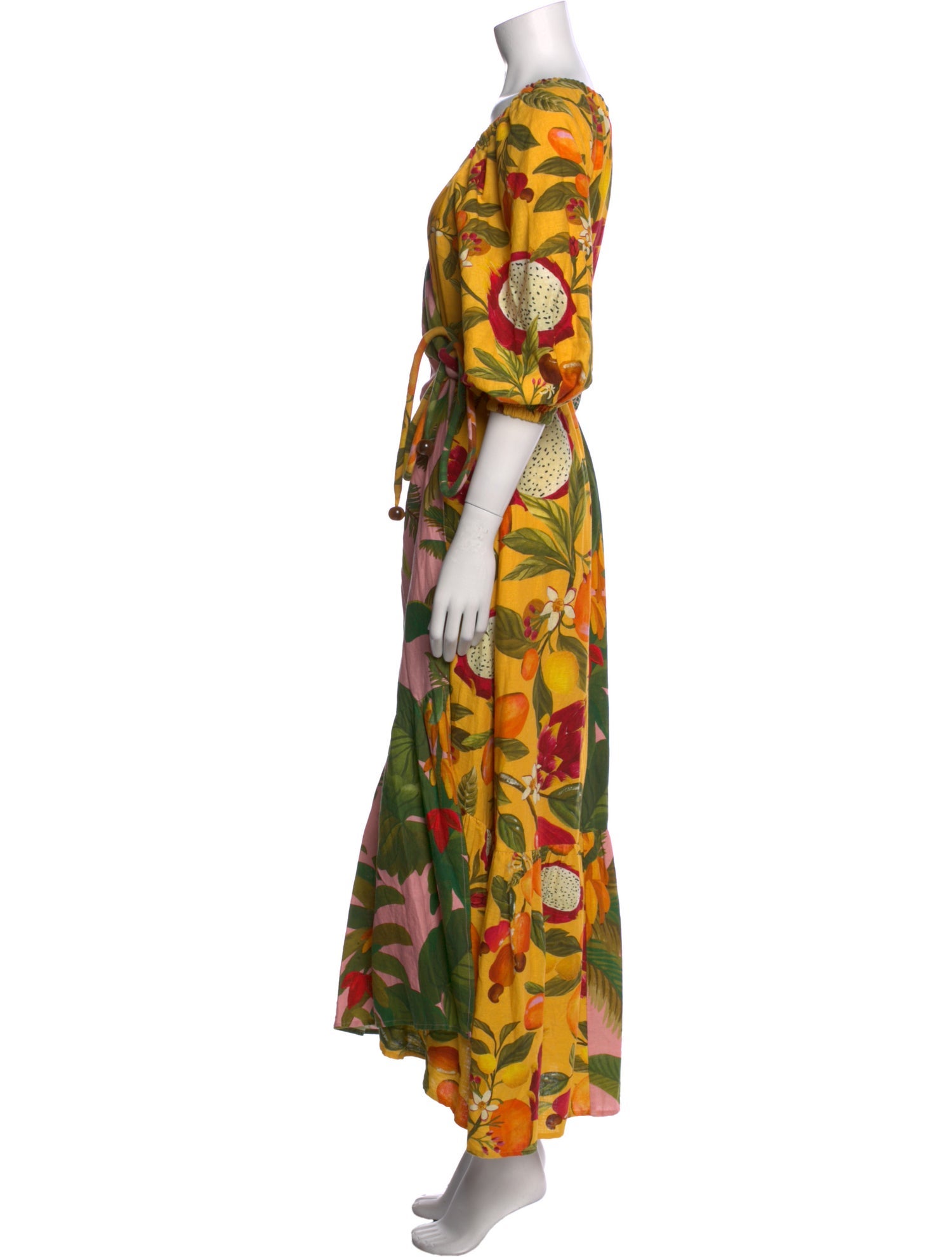 Farm Rio Linen Long Dress