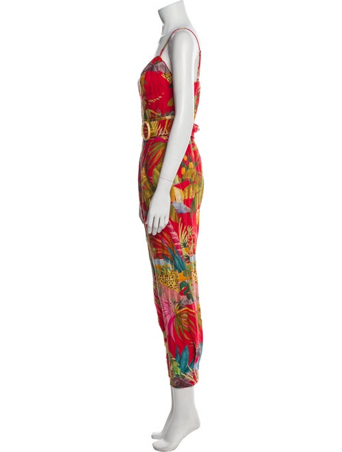 Farm Rio Linen Printed Jumpsuit