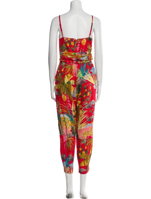 Farm Rio Linen Printed Jumpsuit