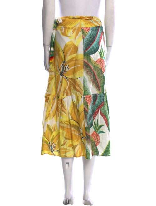 Farm Rio Printed Midi Length Skirt