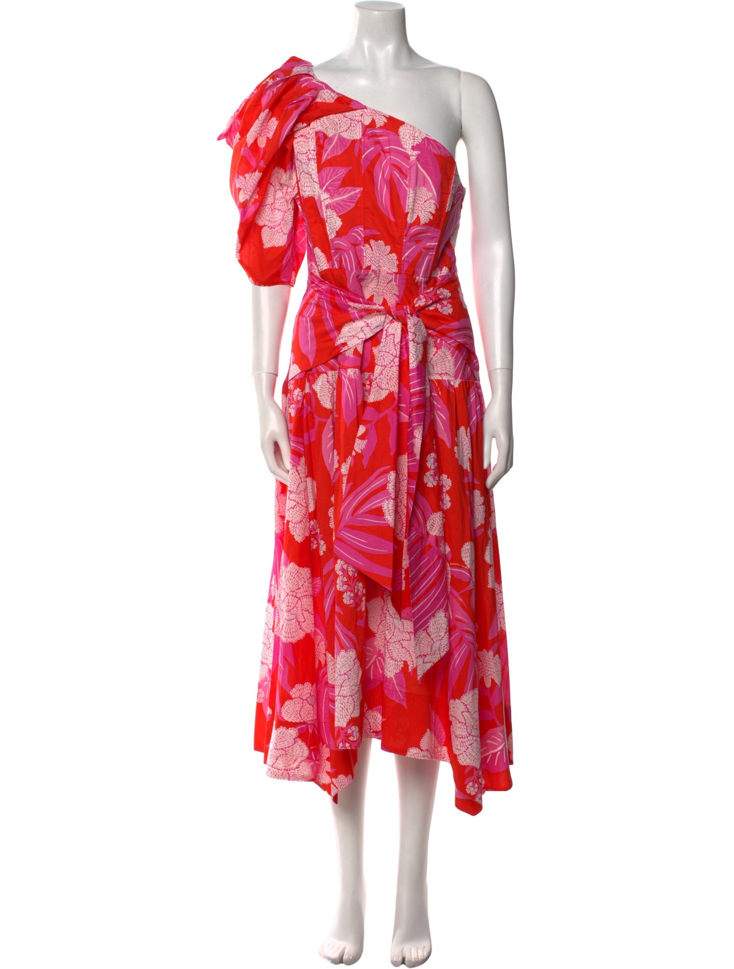 Farm Rio Floral Print Long Dress