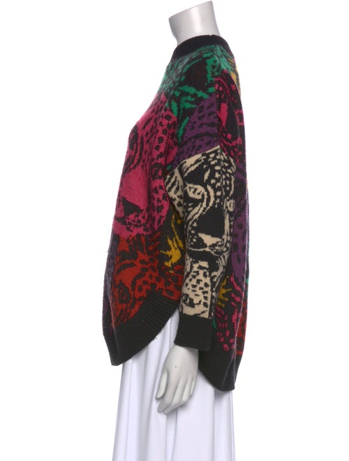 Farm Rio Printed Crew Neck Sweater