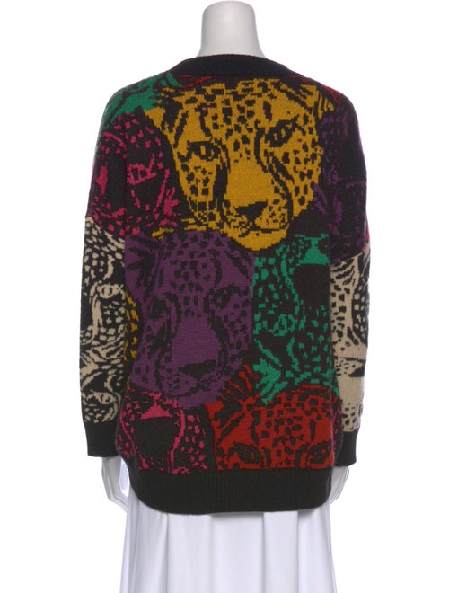 Farm Rio Printed Crew Neck Sweater