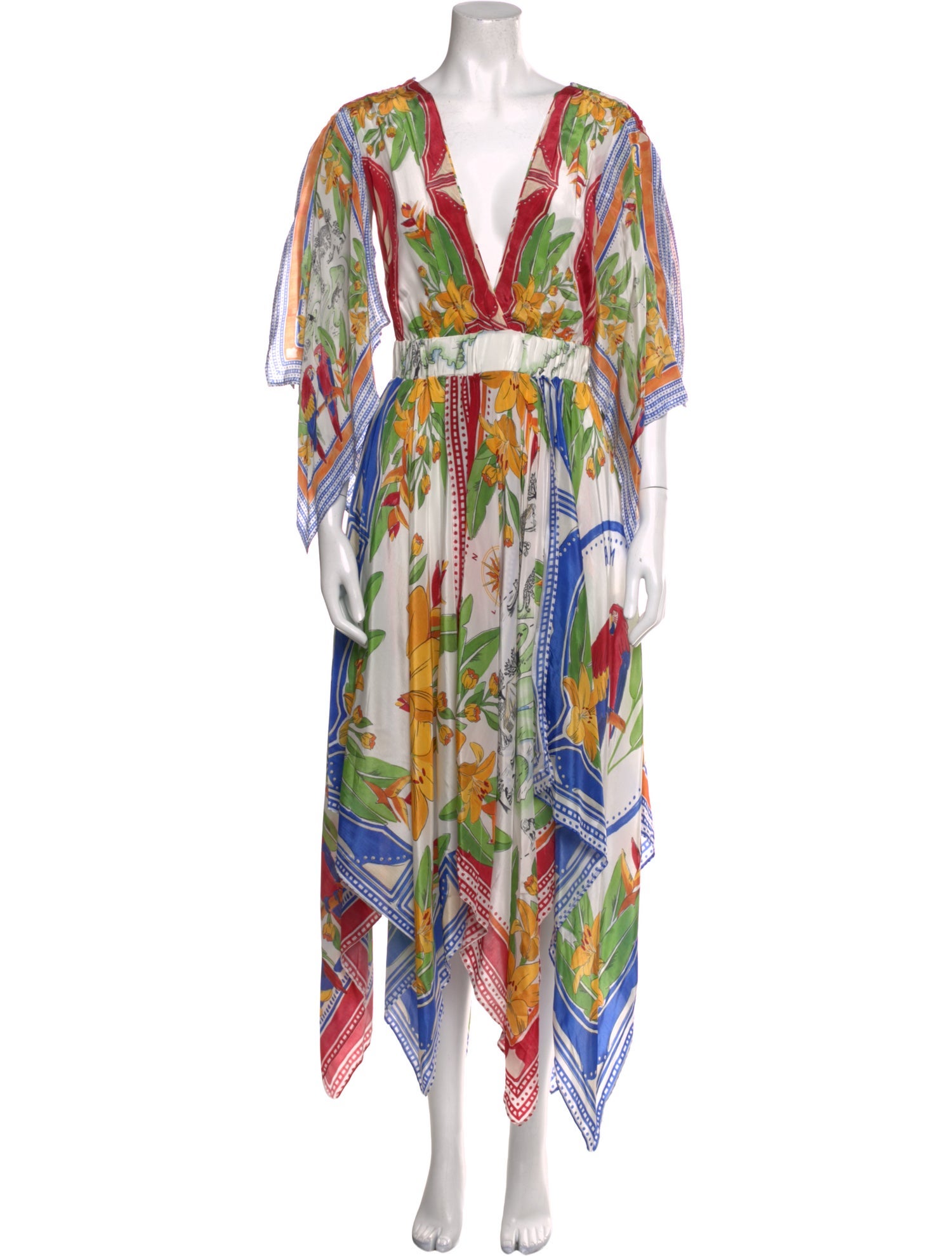 Farm Rio Printed Long Dress