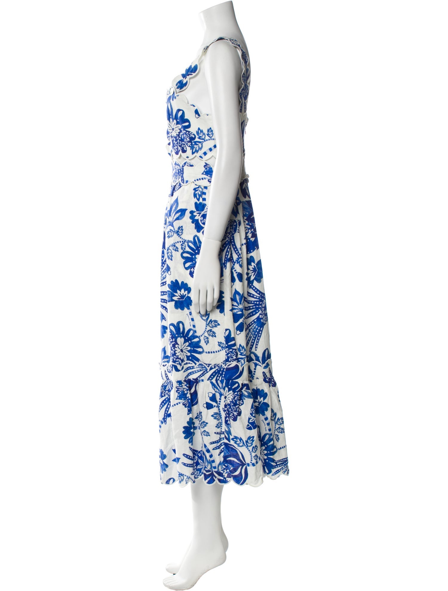 Farm Rio Floral Print Long Dress