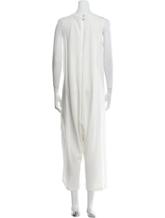 Farm Rio Graphic Print Crew Neck Jumpsuit