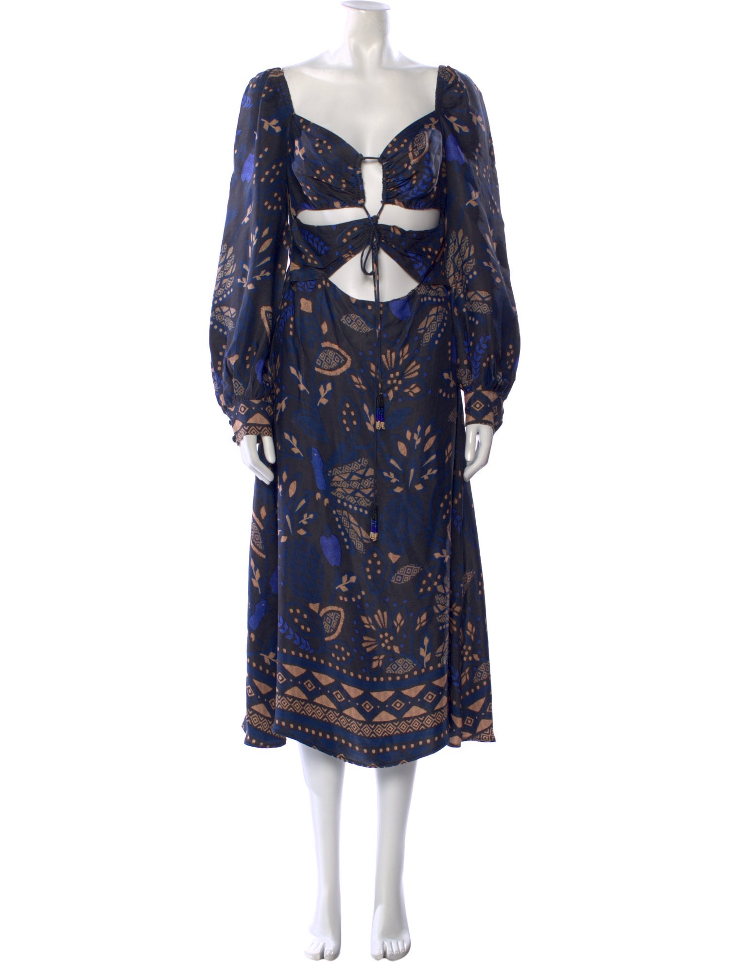 Farm Rio Printed Long Dress