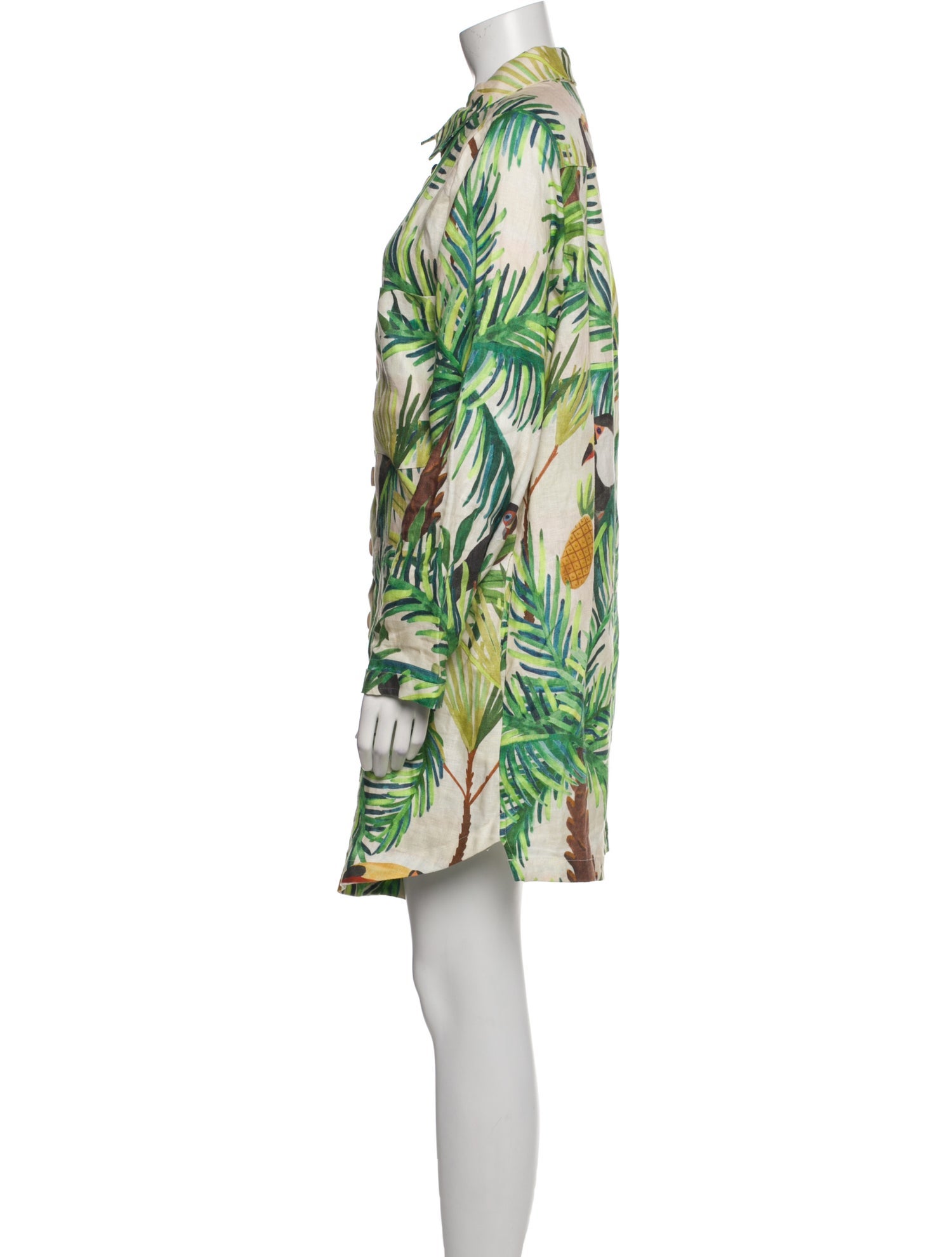 Farm Rio Linen Printed Romper