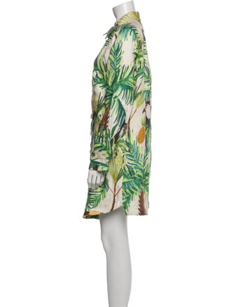 Farm Rio Linen Printed Romper