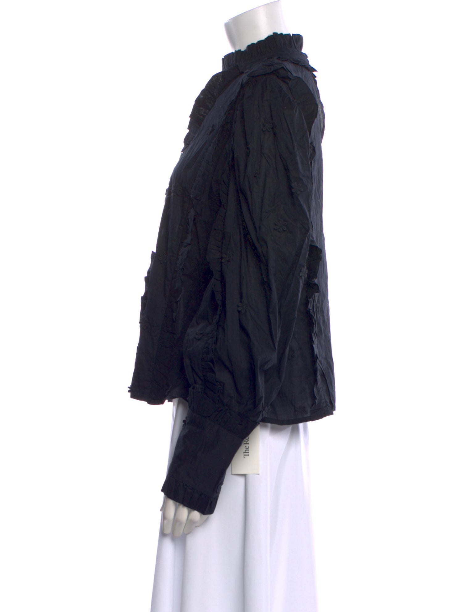 Farm Rio Mock Neck Long Sleeve Blouse w/ Tags