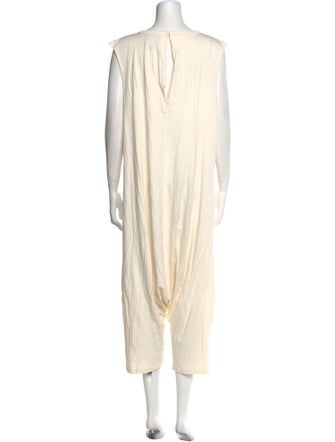 Farm Rio Graphic Print Crew Neck Jumpsuit