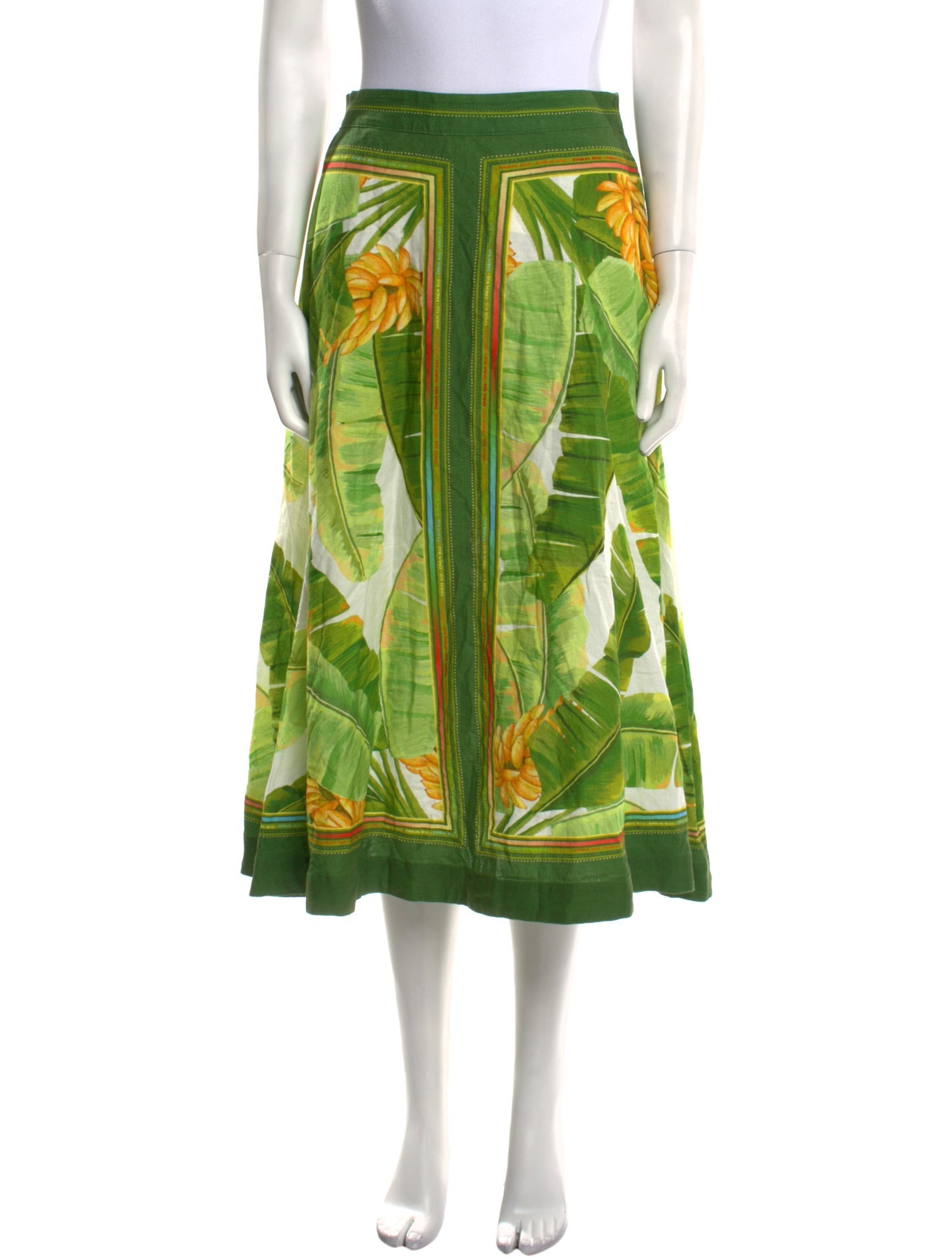 Farm Rio Printed Midi Length Skirt