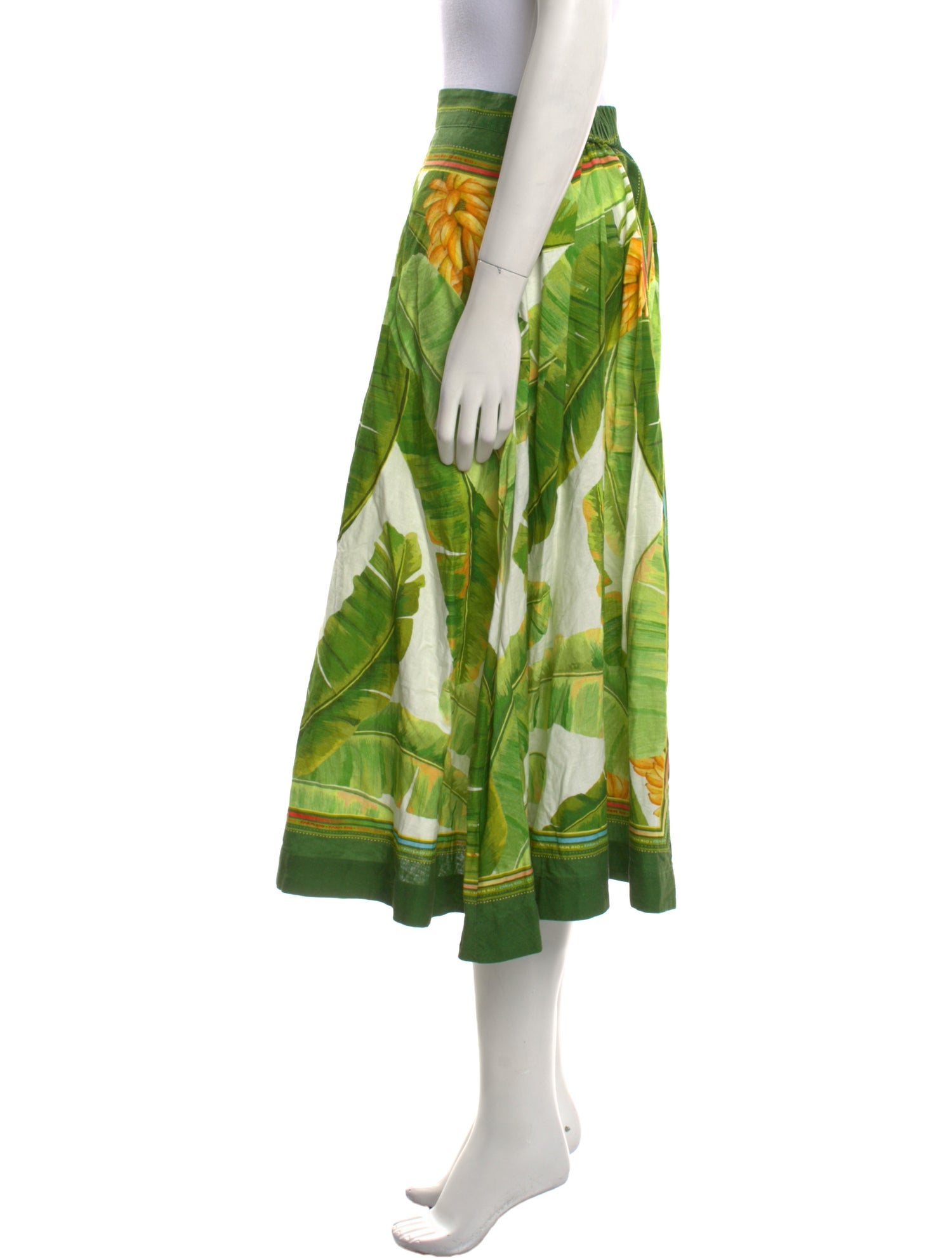 Farm Rio Printed Midi Length Skirt