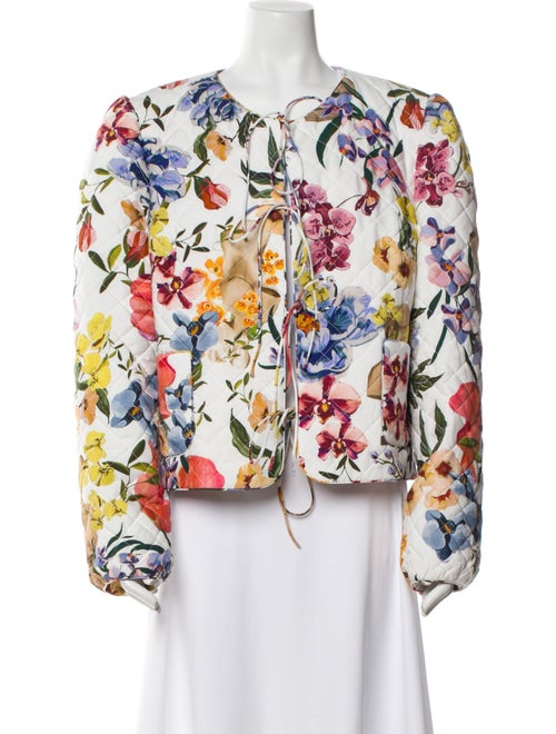 Farm Rio Floral Print Jacket