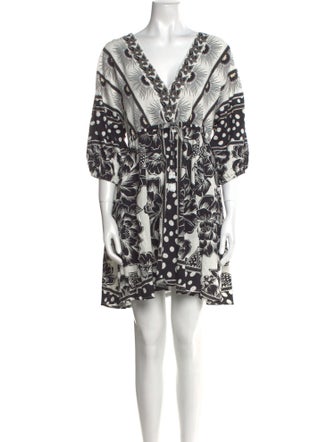 Farm Rio Printed Mini Dress