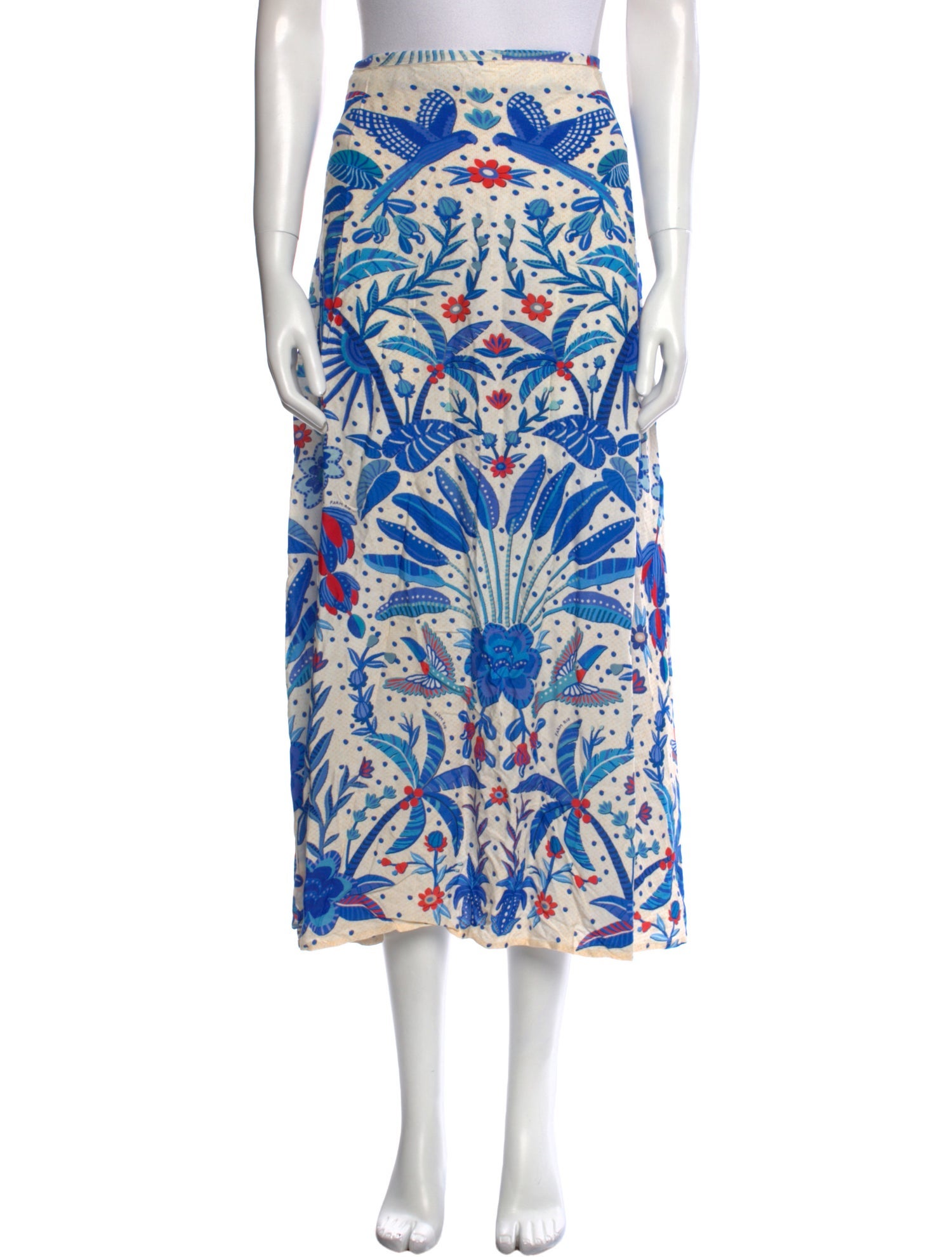 Farm Rio Printed Midi Length Skirt