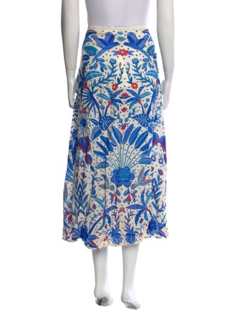 Farm Rio Printed Midi Length Skirt