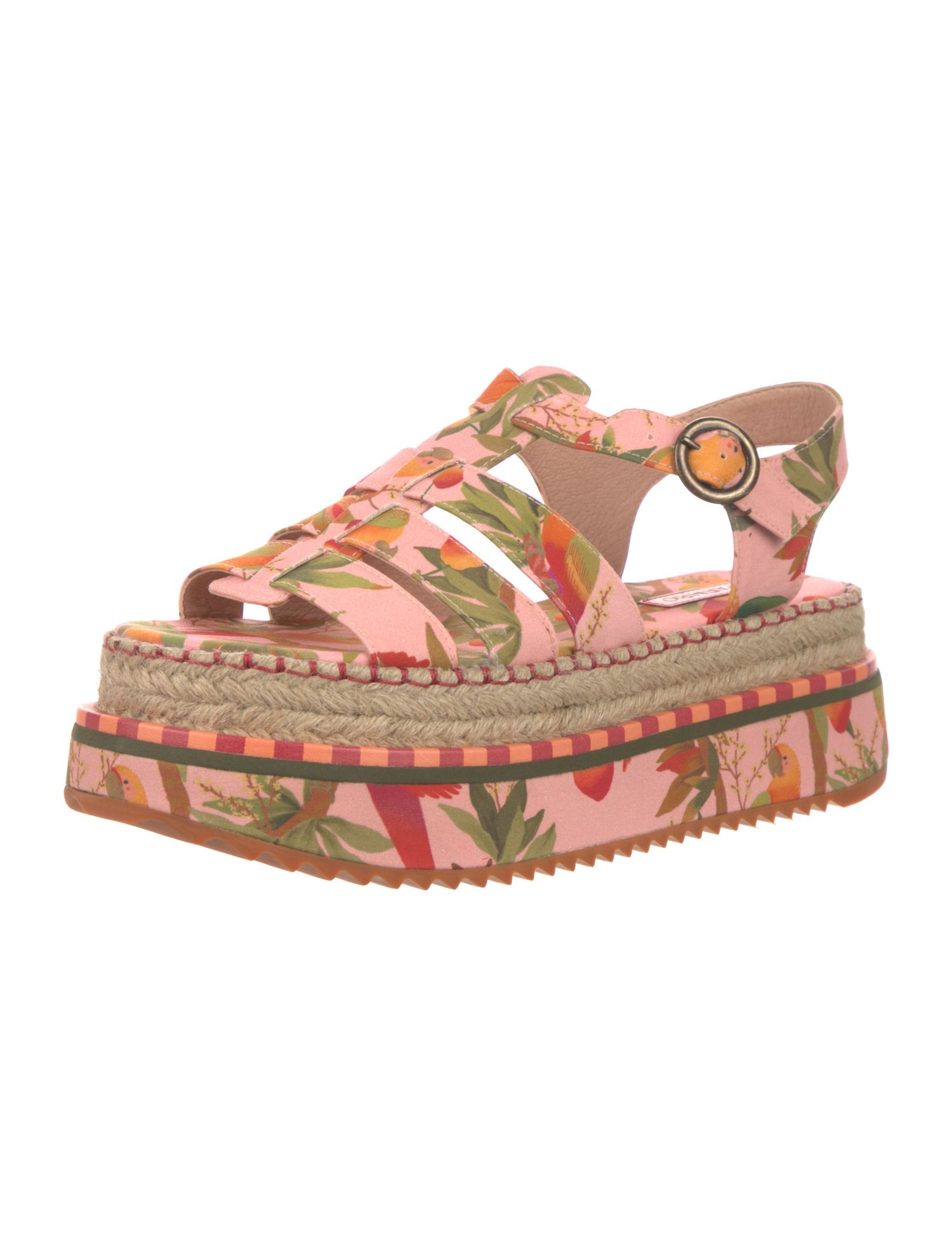Farm Rio Canvas Printed Espadrilles
