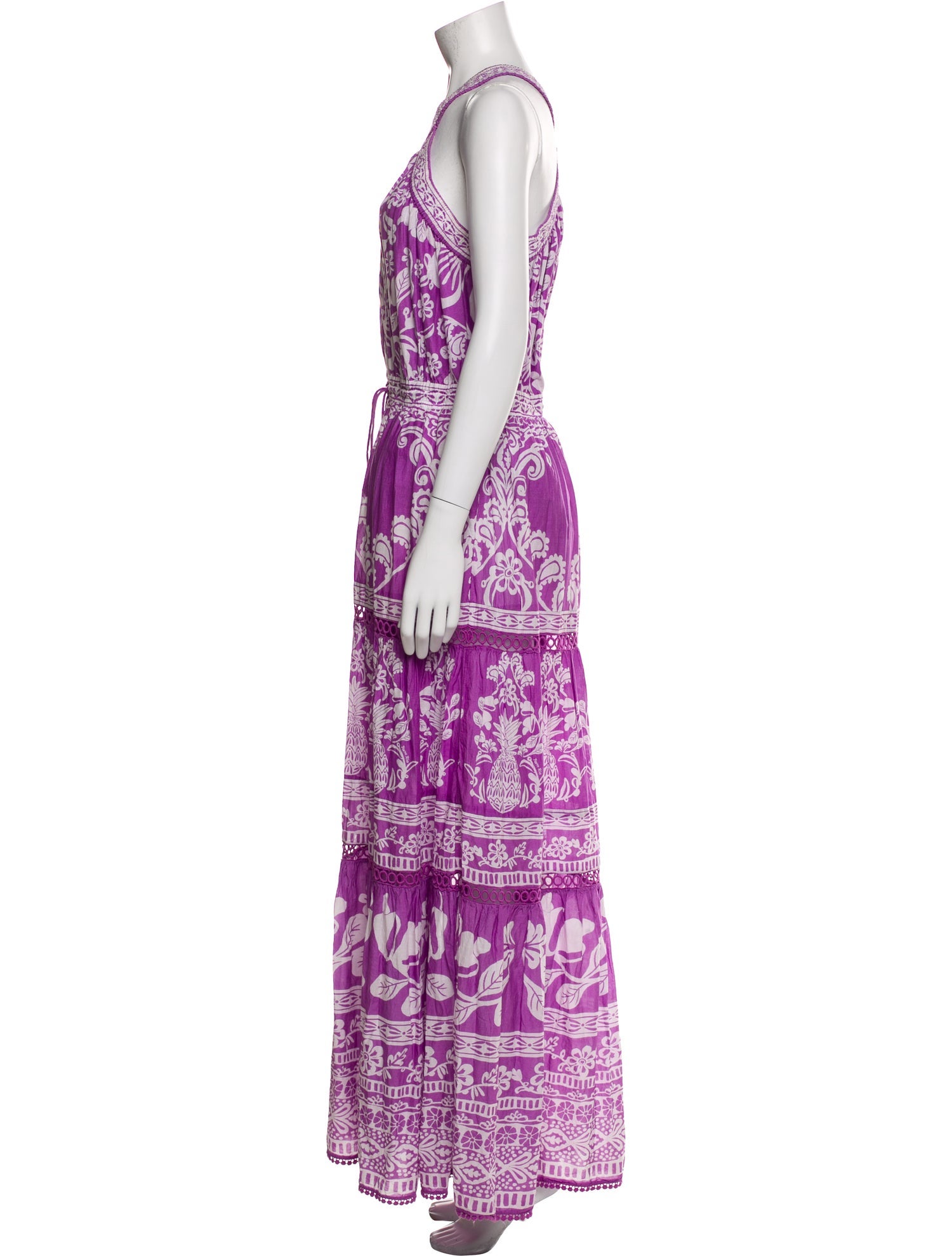 Farm Rio Printed Long Dress