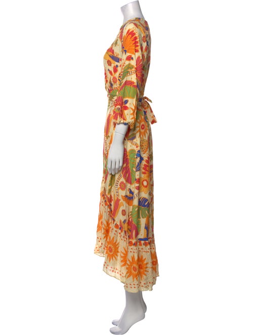 Farm Rio Floral Print Long Dress