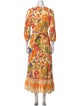 Farm Rio Floral Print Long Dress